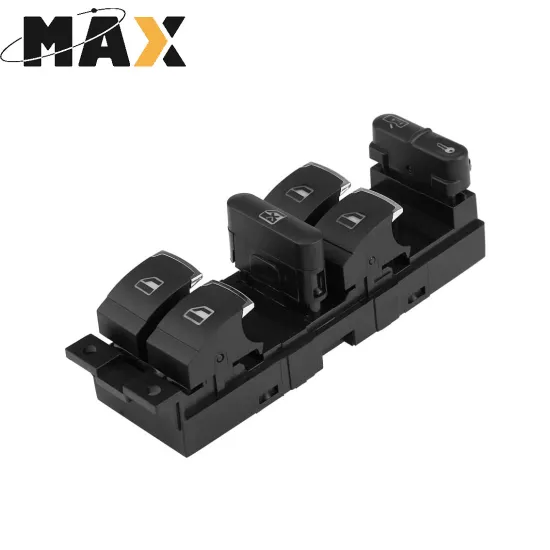 China Car Spare Parts Driver Side Master Window Switches For VW Jetta Golf 4 Passat B5 Chrome