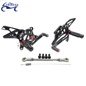 CNC Motorcycle Footpegs và điều khiển cho Yamaha R25 và R3 (2014-2015)-FYAYR001-BBK