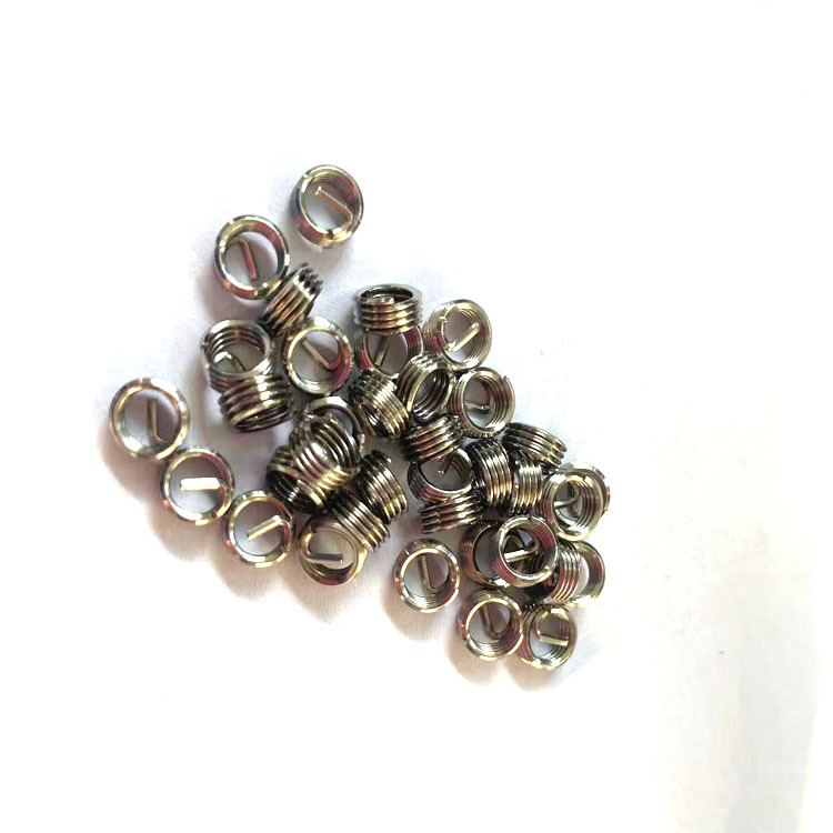Factory Straight Pin Coil Thread Insert 10-32 Metric Steel and Titanium ISO Certified Wire Thread Fastener