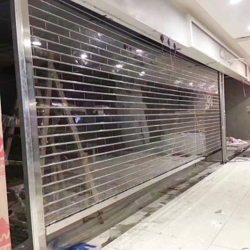 Electric acrylic crystal lifting door