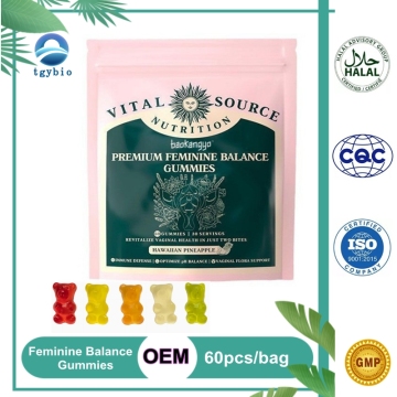 Gummies d'équilibre féminin de marque privée OEM pour le bien-être de la santé des femmes