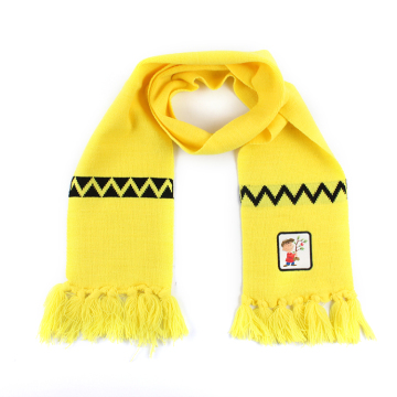 Custom Logo Acrylic Mini Football Scarf for Sports Clubs and Fans
