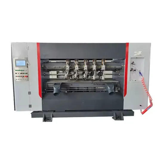 Corrugated Box Making Machinery: Slitting and Scoring Machine with Thin Blade