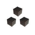 216pcs como um conjunto de bolas magnéticas de neodímio em cubo