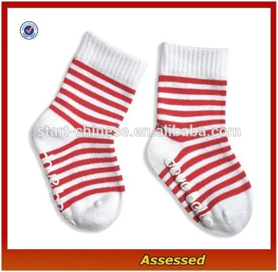 Customize Baby Relax 100% Bamboo Socks/Newborn Baby Socks/Pink Stripe Socks For Baby ---AMY154108