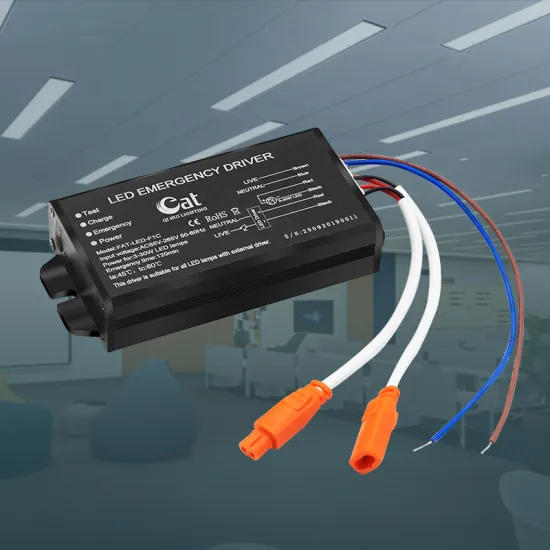 Reliability Lition Battery 3.7V Warranty 3 Years Black ABS and Aluminum CE RoHS LED Emergency Driver for Fire Emergency