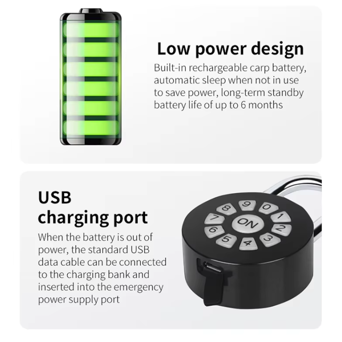 Электронный пароль приложение Tuya Bluetooth Padlock