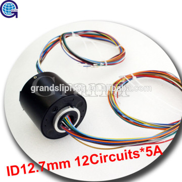 12.7mm 12 conductors slip ring design Exhibit / display equipment slip ring slip ring induction motor