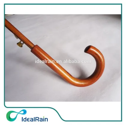 fashion wooden promotion straight blunt umbrella