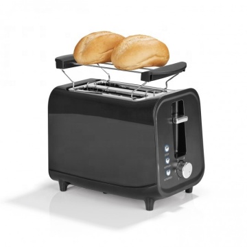 Customize Logo 800W 2-Slot Toaster with Auto Centering, Crumb Tray, and Multiple Functions