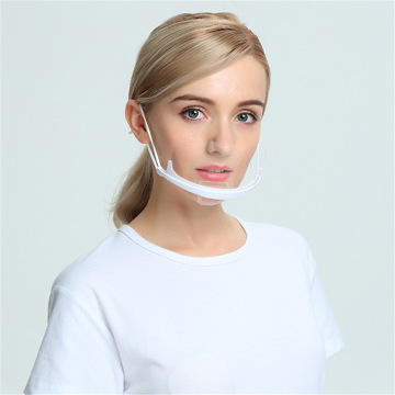 Food Service Transparent Plastic Anti-Fog Mouth Cover