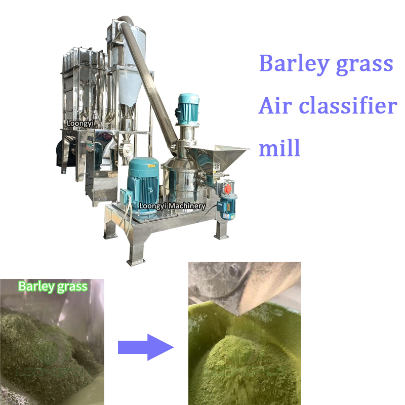 Barley grass Air classifier mill