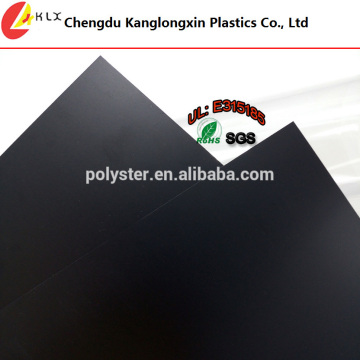 Insulator black Flame retardant polycarbonate film/sheet with thickenss 0.38mm-0.76mm