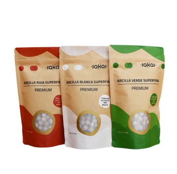 Biodegradable Cookie Packaging: Brown Kraft Ziplock Pouch with Window