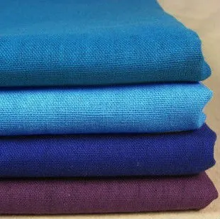 2016 hot sale pure color cotton fabric from china