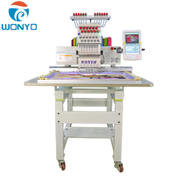 Single-Head Automatic Embroidery Machine for Logo, Hat, and Shirt Embroidery
