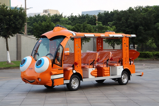 14 Seater Electric Customized Lithium Sightseeing Bus