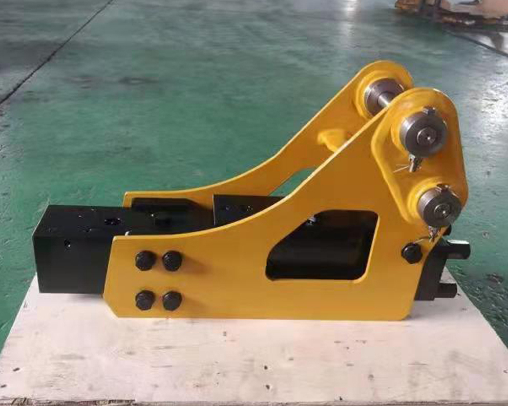 Excavator With Hydraulic Breaker Side Type