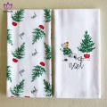 Christmas series printed cotton towels