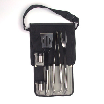 Ensemble d&#39;outils de barbecue 5 pièces avec sac en nylon