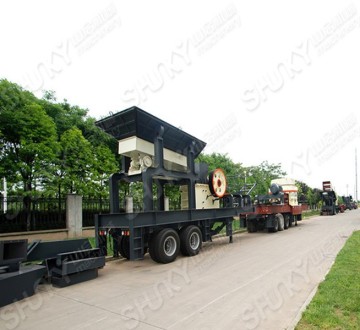 Professional small mobile jaw crusher with large capacity