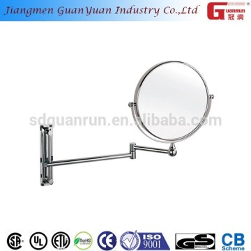 8" suction up girls wall mounted movable bathroom mirror