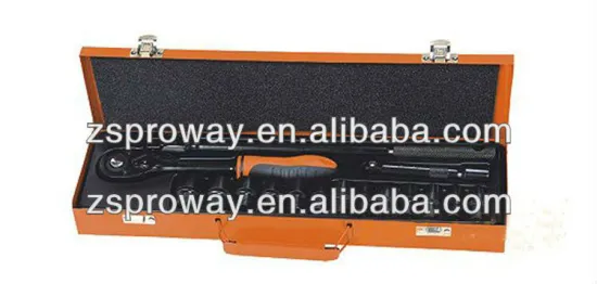 17 pcs 1/2"dr.CR-V Impact Socket set,Socket Wrenches