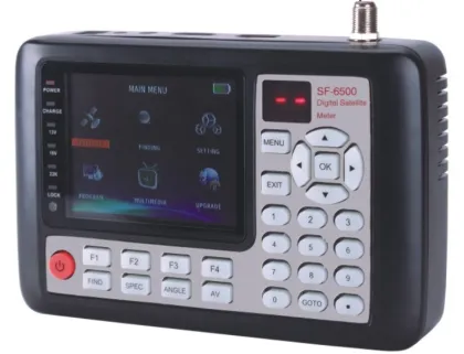 HD MPEG4 digital DVB-S2 Spectrum Satellite finder meter Remote controllable 3.5inch SF-6500