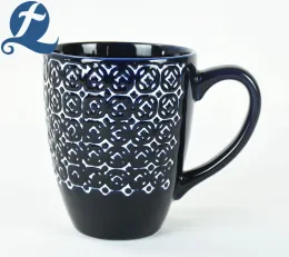 Popular Colorful Printing Custom Relief Ceramic Mug