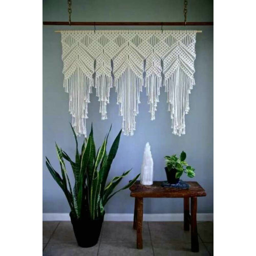 Beautiful Cozy and Delicate Handmade Macrame Door Curtain