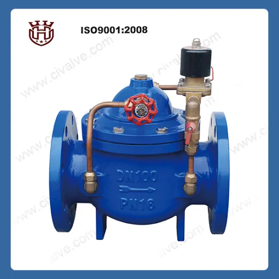 600X flange remote electric water control valve