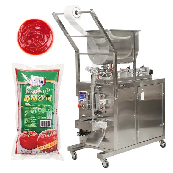 Automatic Vertical Envasadora for Affordable Ketchup and Liquid Packing