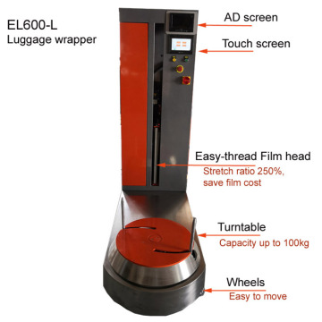 Hot Sale Airport Bagage-wikkelmachine