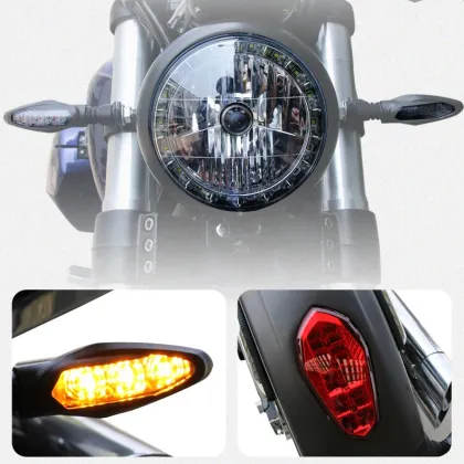 Vintage Motorcycles: Roywell EFI 400cc Cafe Racer Moto Gas Touring Models