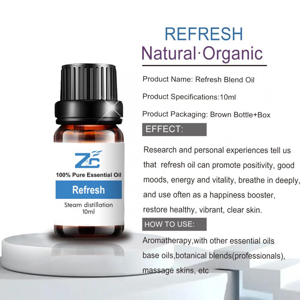 Fragrance refreshing Perfume Organic Stress Relief Blend oil