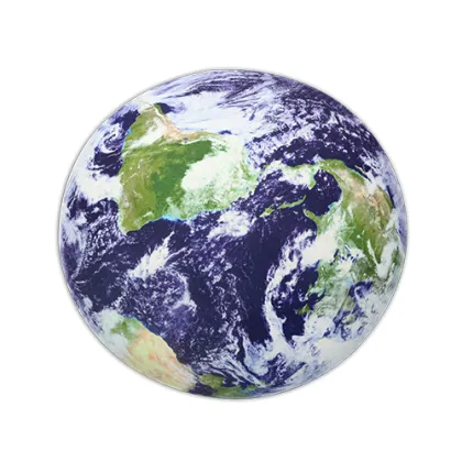 The earth fashion printing door mat