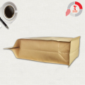 kantong makanan kertas dengan ritsleting atau klep
