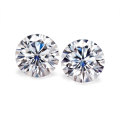 2 ပတ်ပတ်လည် 2 ကာရက်တောက်ပတောက်ပ Moissanite Def Vvs
