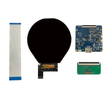 3.4 Inch Round LCD Display 800x800 Resolution MIPI DSI Interface TFT