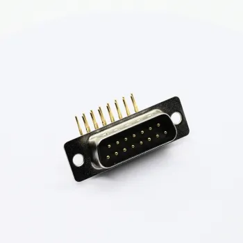 Right Angle D SUB Male Machine Pin Connector