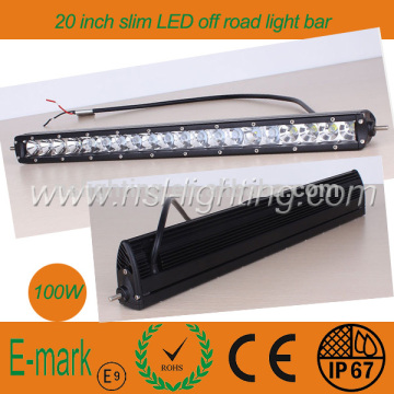 20 INCH 100W CREE LED LIGHT BAR FLOOD FOR OFF ROAD LED BAR IP67 4WD ATV UTV SUV LED WORK LIGHTBAR NSL-10020L-100W