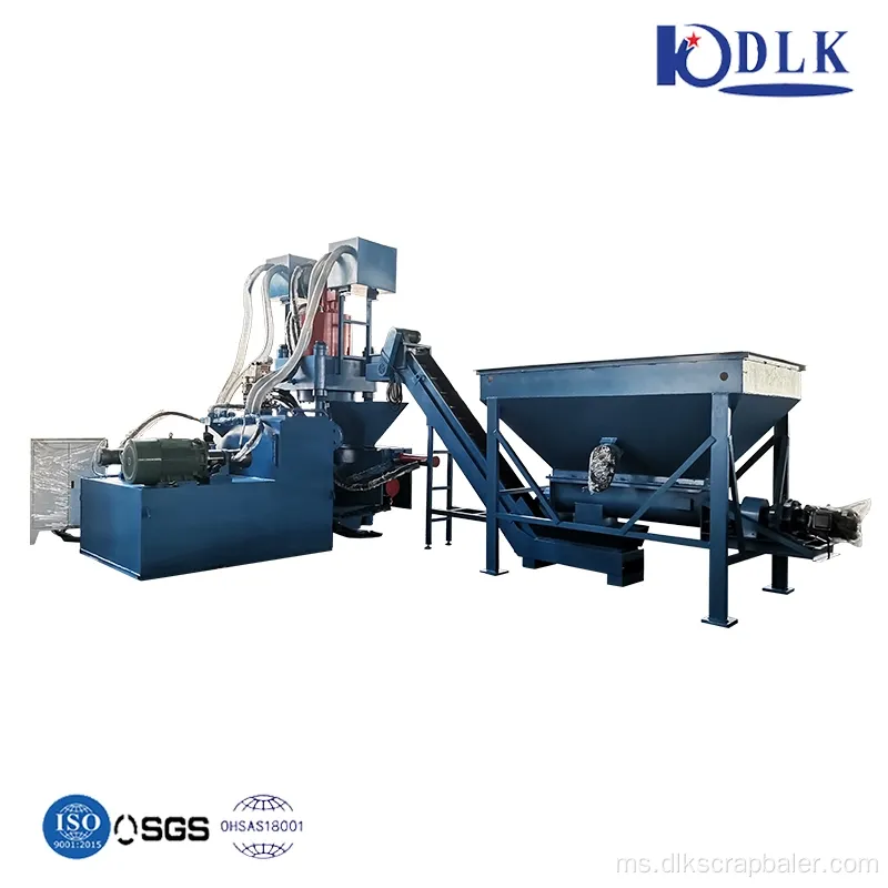 Tekanan Tekanan Hidraulik Logam BRIQUETTING Mesin