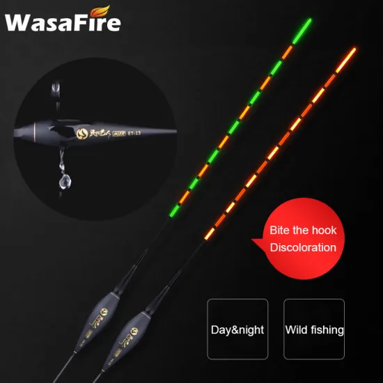 Smart Gravity Sensor Fishing Float Bite Alarm LED Light Color Change Electronic Fishing Float Nano Night Luminous Fishing Floats