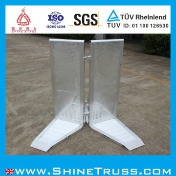 Aluminum crowd control barrier stage barrier Police barrier