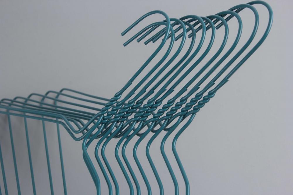Plastic Coated Hanger Green