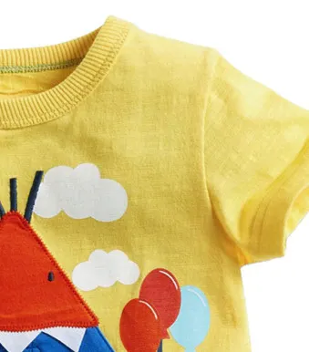 Boutique Kids Clothing Unisex Baby Tee Shirt Breathable Children Cotton T Shirt