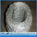 Cerca de alambre de púas recubierto de PVC / alambre de púas