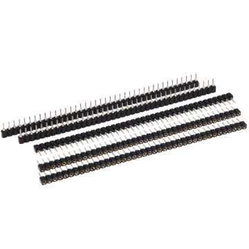 Connecteur d'en-tête féminin 40p 1x40 broche 2,54 mm