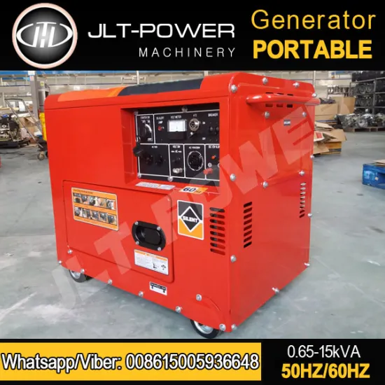 JLT POWER 60HZ Rated power 5kw Max power 5.5kw silent type diesel generator
 