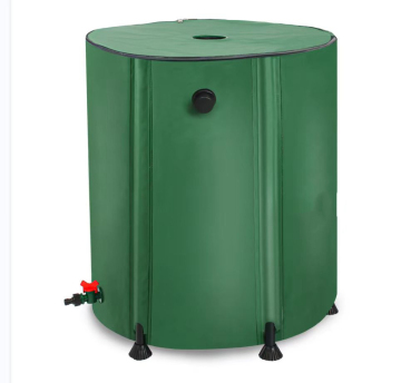 Custom Size Green Portable Garden Rainwater Collection Barrel for Sale